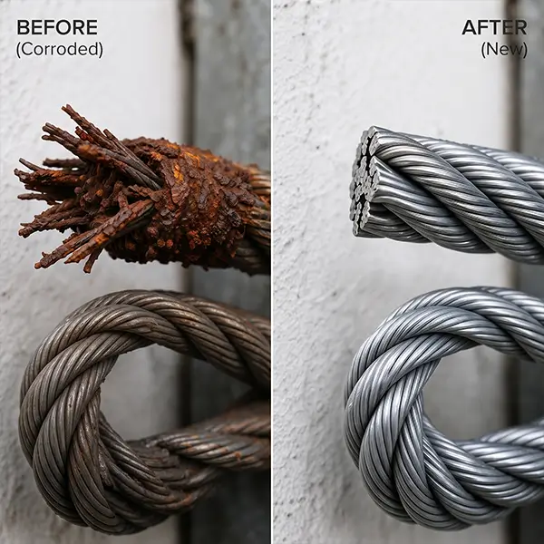 Garage door cable replacement and repair in Kemah Texas