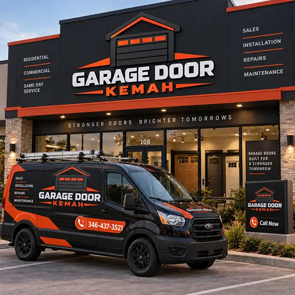 Garage Door Kemah technician following professional garage door repair process in Kemah Texas